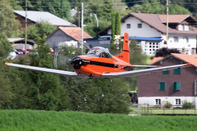 Pilatus PC-7 Astra (HB-HPR) - PC-7 (HB-HPR, ex Swiss AF A-906) owned by Foundation for the Maintenance of Aeronautical Heritage (FMPA). Hunterfest 2022.