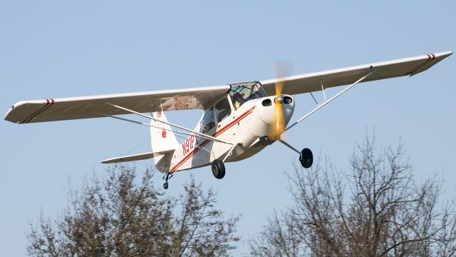 CHAMPION Tri-Traveler (N91PV) - N91PV climbing out of College Park Airport's runway 15 