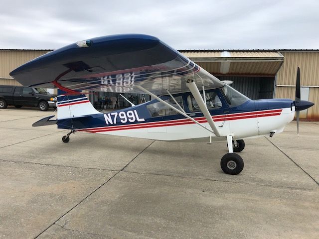 N799L — - 2005 American Champion Aircraft (ACA) 7GCAA Adventurer. Original trim colors were reversed when recovered in 2015.