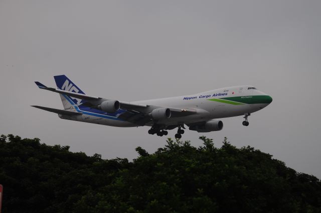 Boeing 747-400 (JA04KZ) - These are gonna be replaced by the new 747-8F this year!!  Pegasus lands 24L sporting the GREEN stripe!