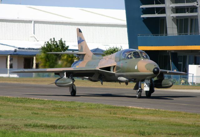 Hawker Hunter (VH-RHO) - Ready to fly - 9th July 2004