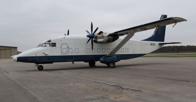 Short 330 (N972AA) - An Alliance Air Charter Short SD3-60 Sherpa on the ramp under overcast skies at Pryor Field Regional Airport, Decatur, AL - November 8, 2017.