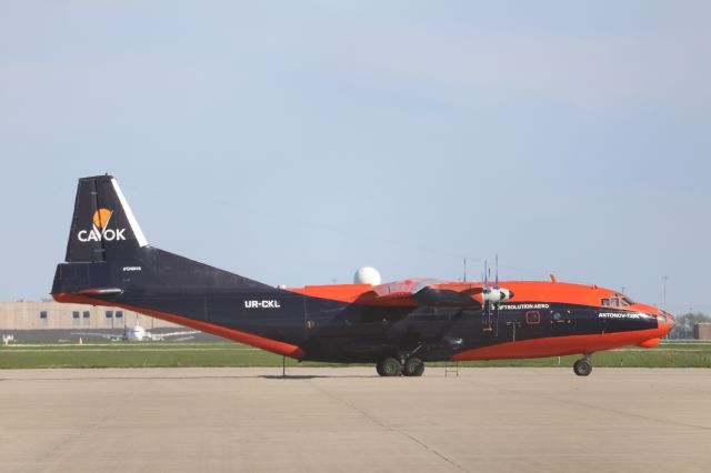 Antonov An-12 (UR-CKL) - Wanting to catch this beauty for years! Drove 2 hours from college to see the worlds best looking An-12 making an ultra-rare appearance at Indianapolis, absolutely worth it!