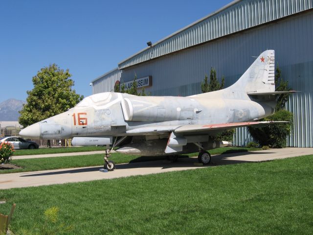 SINGAPORE TA-4 Super Skyhawk — - At Chino Airport