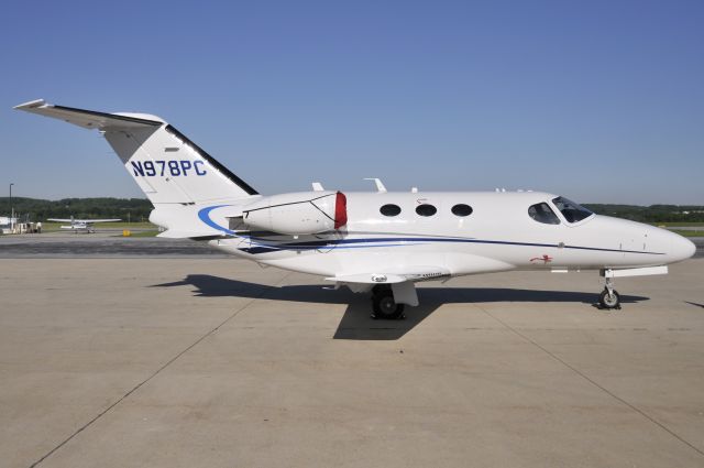 Cessna Citation Mustang (N978PC) - Seen at KFDK on 5/21/2009.  New aircraft.  Registration pending.