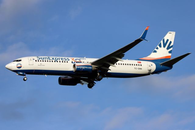 Boeing 737-800 (TC-SNN) - Photo taken on September 4, 2021