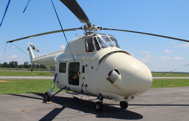 Sikorsky HRS (N2300Z) - A closer look at the Sikorsky S-55BT on the ramp at Pryor Regional Airport, Decatur, AL. Notice the size of the engine exhaust on the side of the nose. - July 17, 2020.