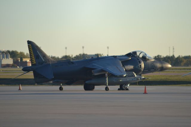 16-5001 — - 165001 assigned to VMA-542 sitting on the West GA Tarmac in SIoux Falls SD