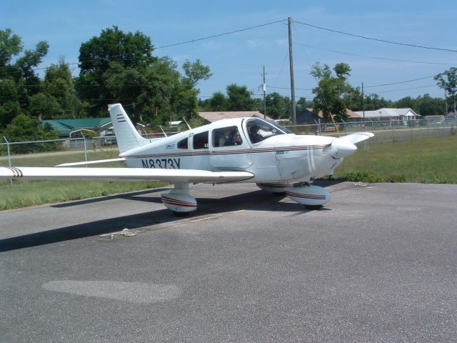 Piper Cherokee (N8373Y) - Aircraft based at KJYO - photo taken at 2R4 (Peter Prince Field Airport - Milton, Florida)
