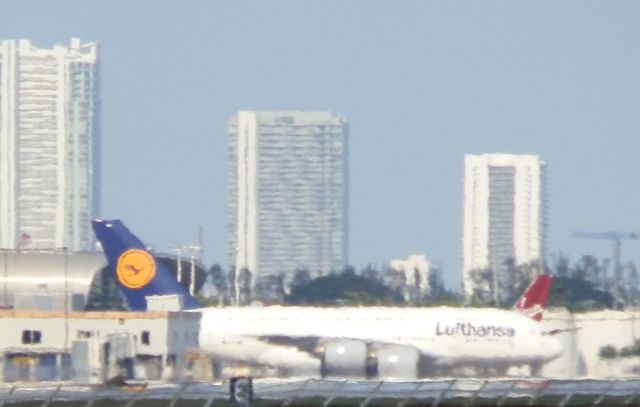 Airbus A380-800 (D-AIMM) - Being "Pushed Back" At the terminal for departure to Frankfurt-am-Main