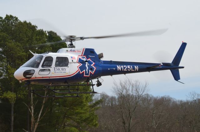 N125LN — - Air Life Georgia out of Jasper, GA departing a landing zone in Murphy, NC.