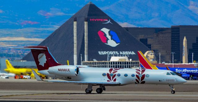 Gulfstream Aerospace Gulfstream V (N898CE) - N898CE 2009 Caesars Entertainment Gulftream GV-SP (G550) s/n 5230 - Las Vegas - McCarran International (LAS / KLAS)br /USA - Nevada, April 5, 2019br /Photo: TDelCoro