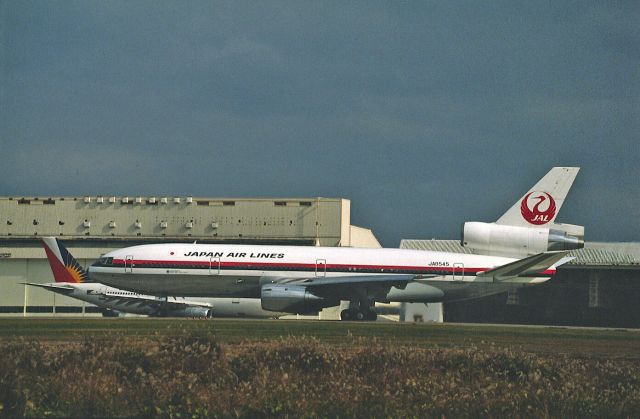 McDonnell Douglas DC-10 (JA8545) - Departure at Narita Intl Airport Rwy34 on 1987/11/14