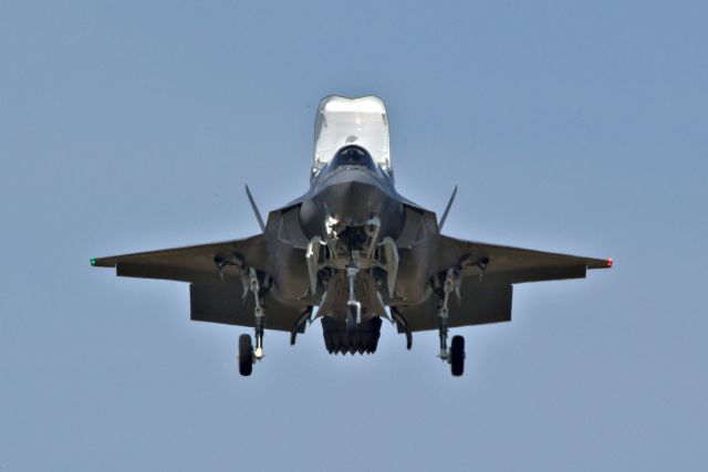 MBB157 — - F35 hovering at the RIAT 2022 air show