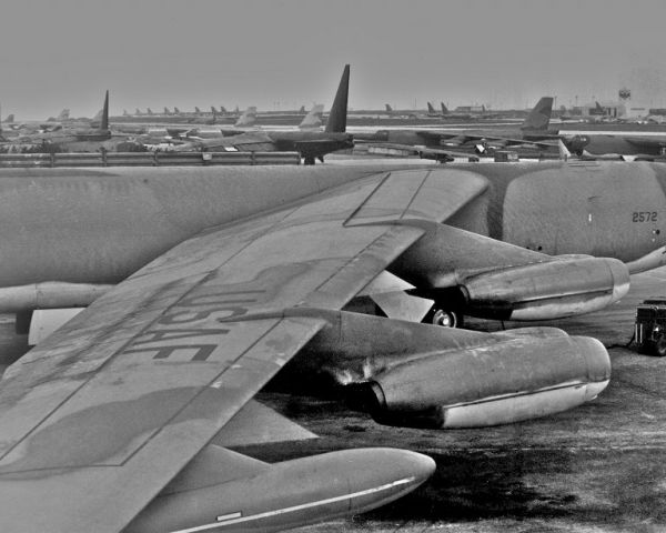 B52 — - B-52G and B-52D on Andersen AFB Guam during Linebacker I and Linebacker II