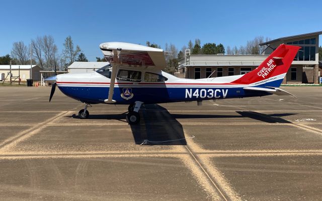 Cessna Skylane (N403CV) - Cessna 182T parked at KLUX 