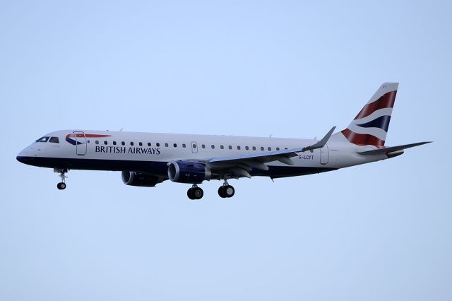 Embraer ERJ-190 (G-LCYT) - Flight times of two Embraer 190-100SR for British Airways City Flyer in technical scale in Tenerife staying overnight in the airport, departing the next day for UK. -