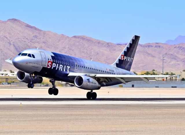 Airbus A319 (N525NK) - Spirit Airlines N525NK 2006 Airbus A319-132 C/N 2942 "Spirit of the Americas"  Las Vegas - McCarran International (LAS / KLAS) USA - Nevada, June 24, 2011 Photo: Tomás Del Coro