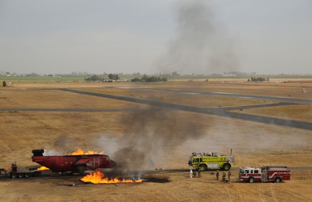 — — - ARFF Training at KMCE
