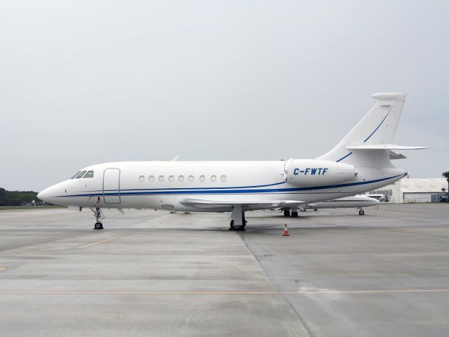 Dassault Falcon 2000 (C-FWTF) - A very nice business jet with exceptional short field performance. No location as per request of the aircraft owner.