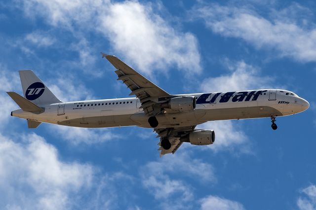 Airbus A321 (VP-BPS) - egyptian blue sky