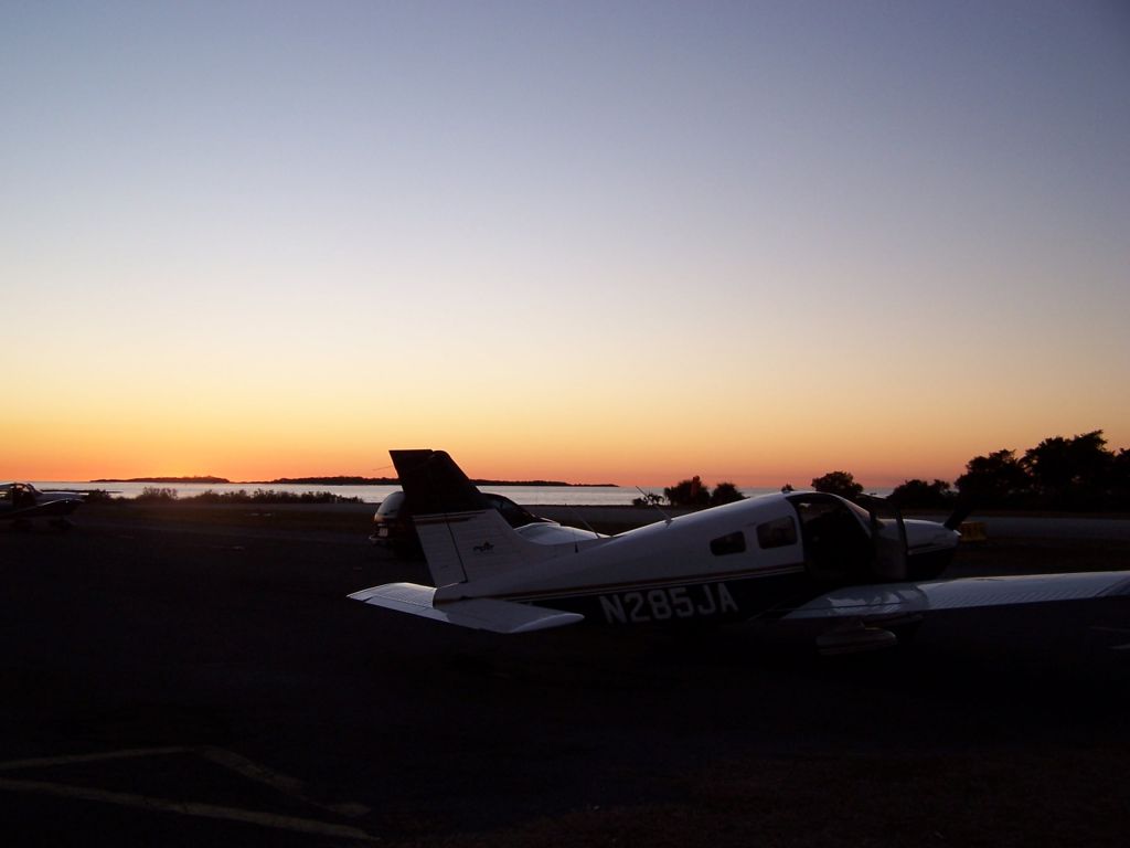 N285JA — - Sunset at Cedar Key (KCDK) January 2009