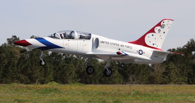 Aero L-39 Albatros (N178CW) - An Aero Vodochody L-39 Alabatros departing H.L. Sonny Callahan Airport, Fairhope, AL, via Runway 1 during the 2020 Classic Jet Aircraft Association's JetBlast - March 7, 2020.