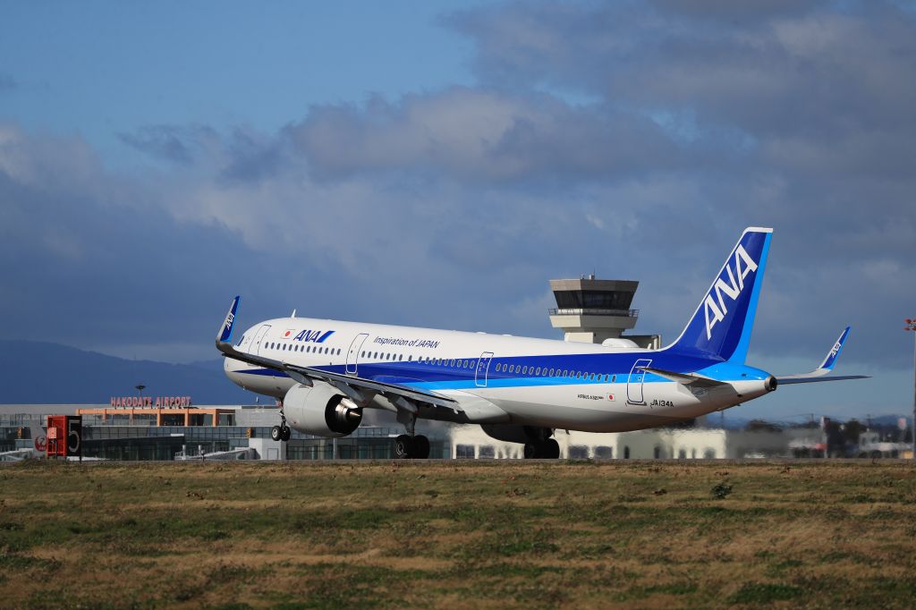 Airbus A321 (JA134A) - October 7th 2018:HKD-ITM.
