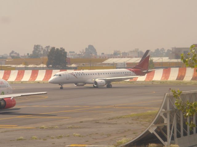 — — - Taking off from Mexico city