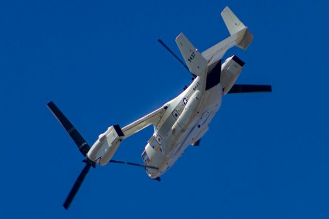 Bell V-22 Osprey (16-9437) - This Osprey is brand new to the US Navy.  It is going to replace the C-2.