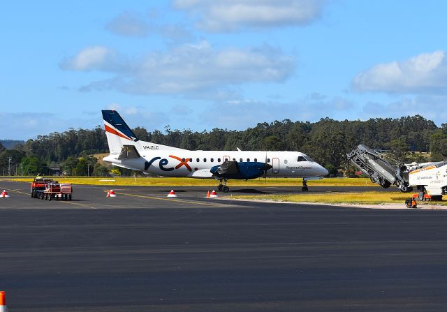 Saab 340 (VH-ZLC) - Regional Express Saab 340B VH-ZLC (msn 373) at Wynyard Airport Tasmania Australia. 29 January 2025.