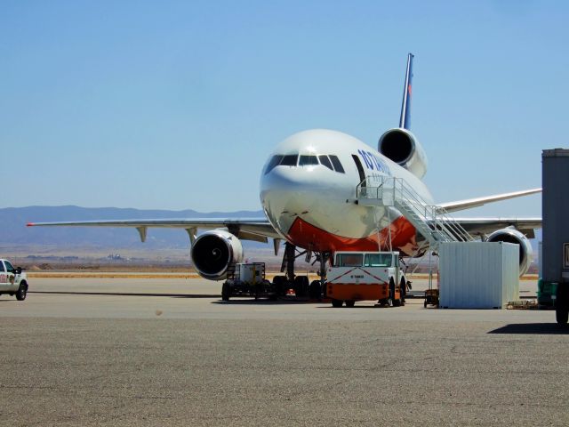 McDonnell Douglas DC-10 (N603AX) - Stored at the KABQ cargo apron. Tanker #914