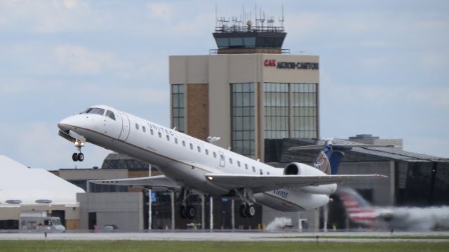 Embraer ERJ-135 (ASQ3811) - ASQ3811 Departing RWY1 at KCAK Airport. 