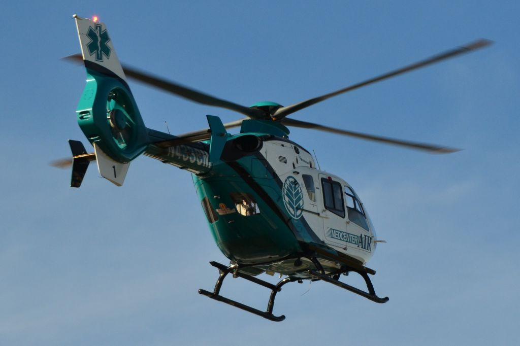 Eurocopter EC-635 (N433CM) - CAROLINAS HEALTHCARE SYSTEM DBA returning to base at KJQF - 10/13/18