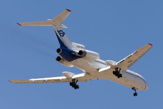Tupolev Tu-154 (RA-85743) - Photo taken from home.
