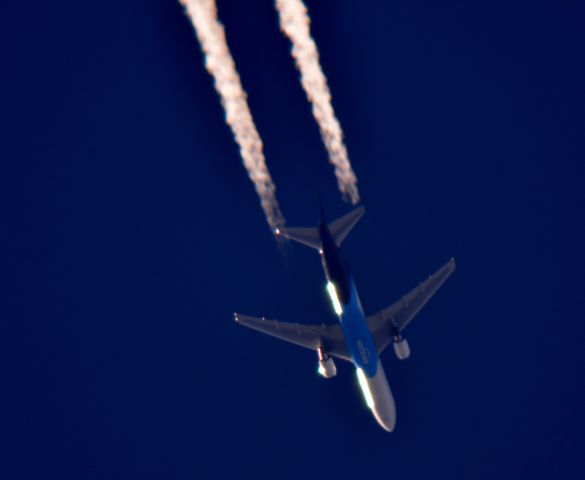 BOEING 767-300 (N1997A) - Atlas Air 3405 Lehigh Valley Intl to Ontario Intl over Cleveland  34,000ft. 11.07.16.