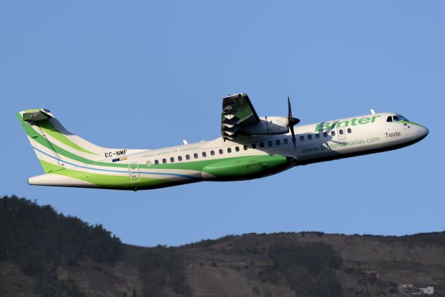 Aerospatiale ATR-72-600 (EC-NMF) - Tenerife Norte - Los Rodeos (TFN / GCXO) - Spainbr /br /Photo taken: January 31, 2024br /br /Operator: Binter Canariasbr /Type: ATR 72-600br /Registration: EC-NMFbr /Serial: 1661