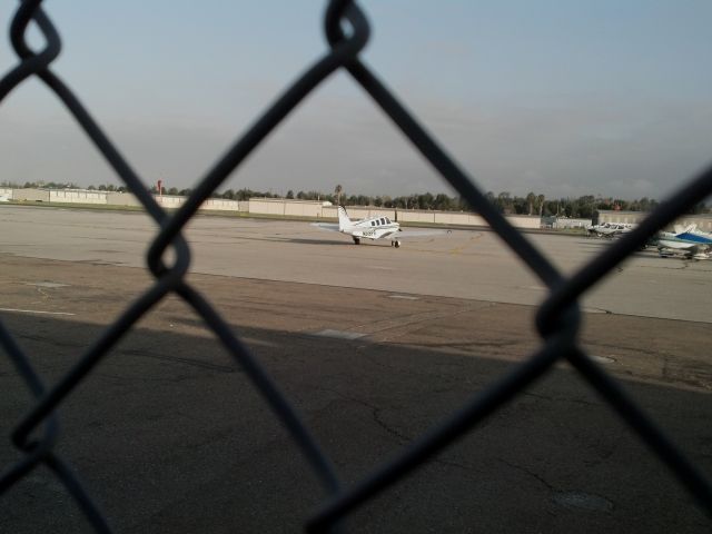 Beechcraft Bonanza (36) (N818PR) - DEPARTING FULLERTON MUNICIPAL AIRPORT, CA