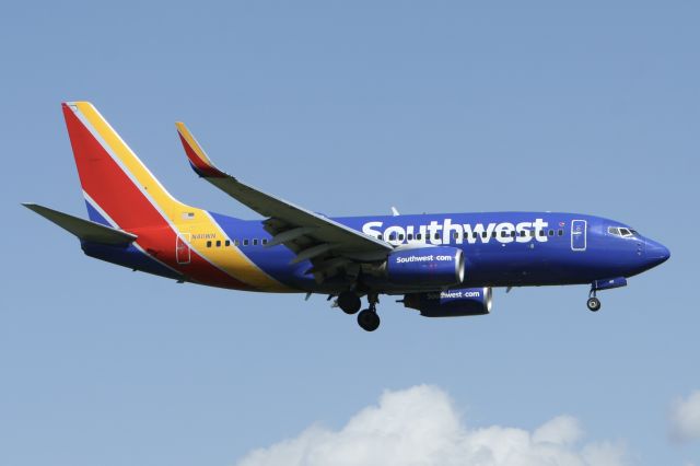 Boeing 737-700 (N411WN) - April 1, 2023 - SWA1562 from Jacksonville 