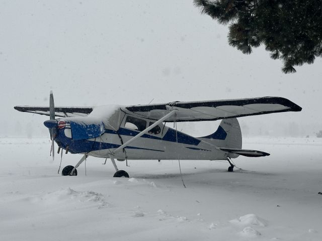 Cessna 170 (N3160A) - Bundled up and ready for the cold weather.