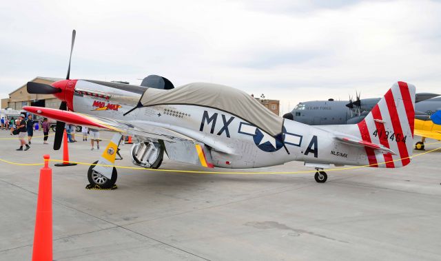 North American P-51 Mustang (NL51MX) - Cavalier ETF-51D Mustang 2 known as Mad Max on static display at the 2018 Thunder of Niagara Airshow.