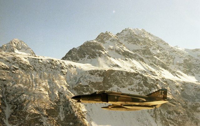 N68319 — - Hornet Squadron Phantom below Denali