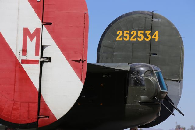 Consolidated B-24 Liberator (N224J) - Collings Foundation B-24J, Witchcraft, on 18 April 2015.