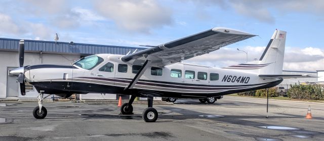 Cessna Caravan (N604MD) - Parked at the Quantum Spatial Terminal, Merrill Field, Anchorage, AK