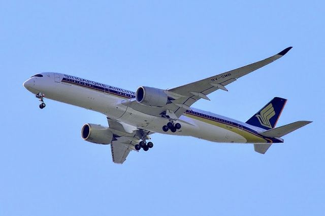 Airbus A350-900 (9V-SMB) - On Approach to Tokyo Haneda