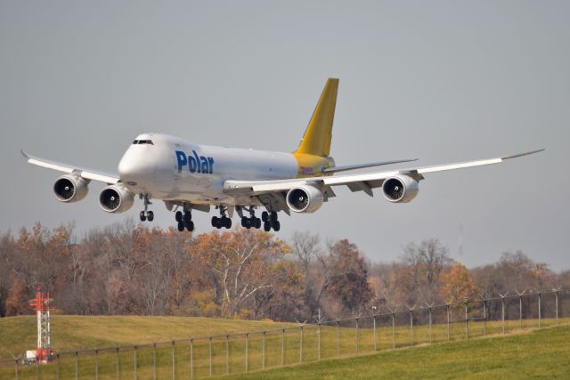 BOEING 747-8 (N852GT) - Short final for 18-L on 11-08-20