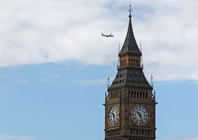 — — - London flights