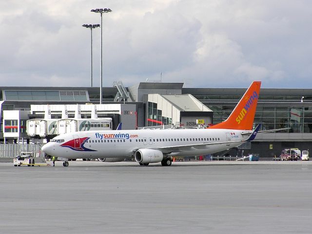 Boeing 737-800 (C-FGVK) - Push back done...ready for the evening flight to VRA!