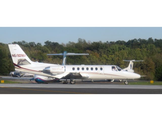 Cessna Citation V (N592MA) - Take off runway 16.