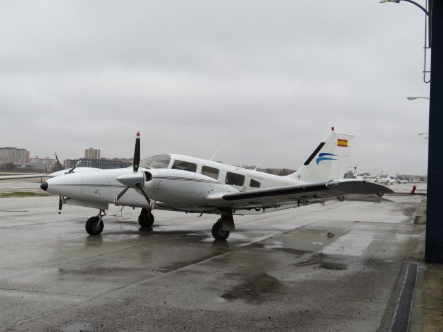 Piper Seneca (EC-JOP) - Gestair Flying Academy PA34, EC JOP on Gestairs Apron